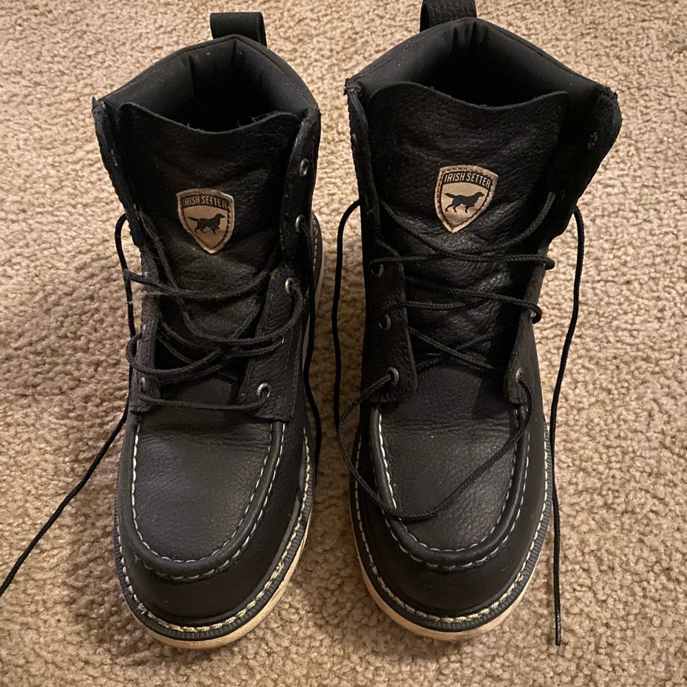 Men’s Red Wings black boots size 8